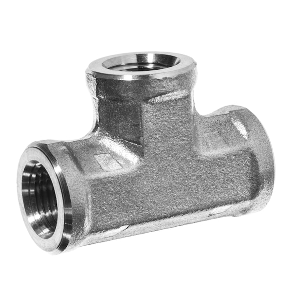 Usa Industrials Pipe Fitting, Female Tee, 316 Stainless Steel, 3/8 in FNPT, 4900 psi ZUSA-PF-4702 - main